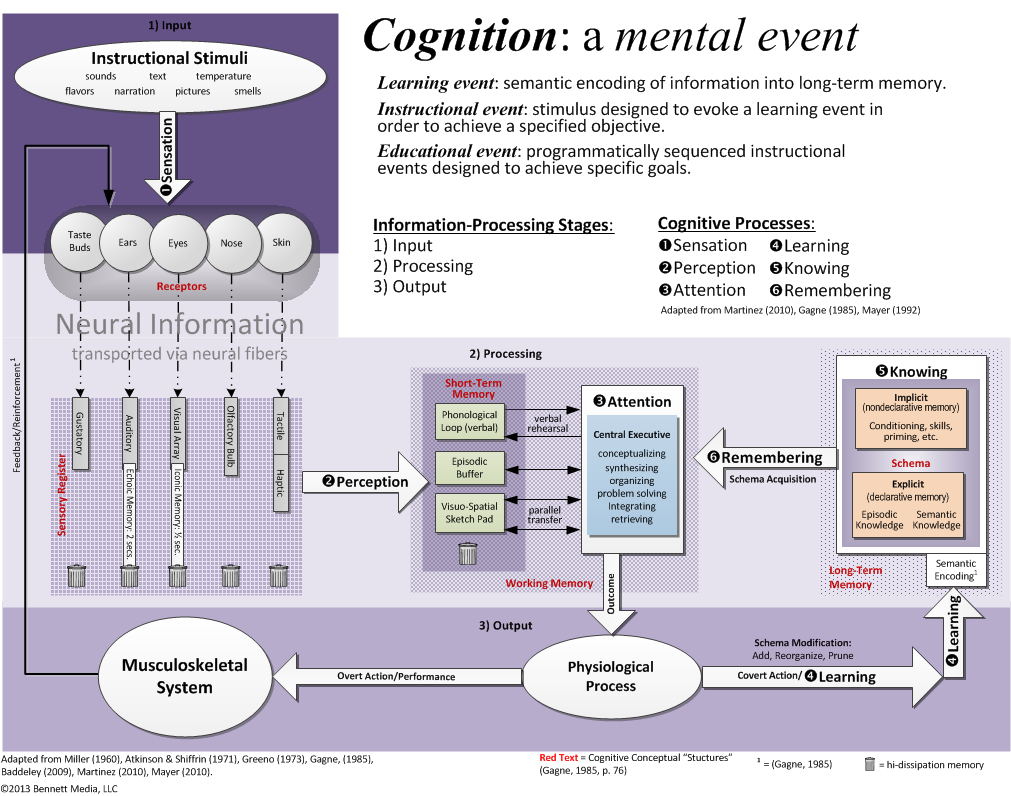 Cognition mind map.